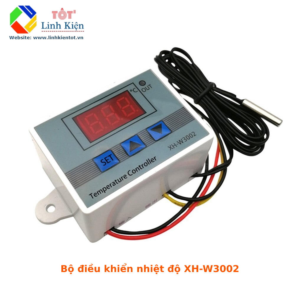 Bộ điều khiển nhiệt độ xh-w3002 -bộ điều chỉnh nhiệt độ 10a 12v/120w, 220v/1500w