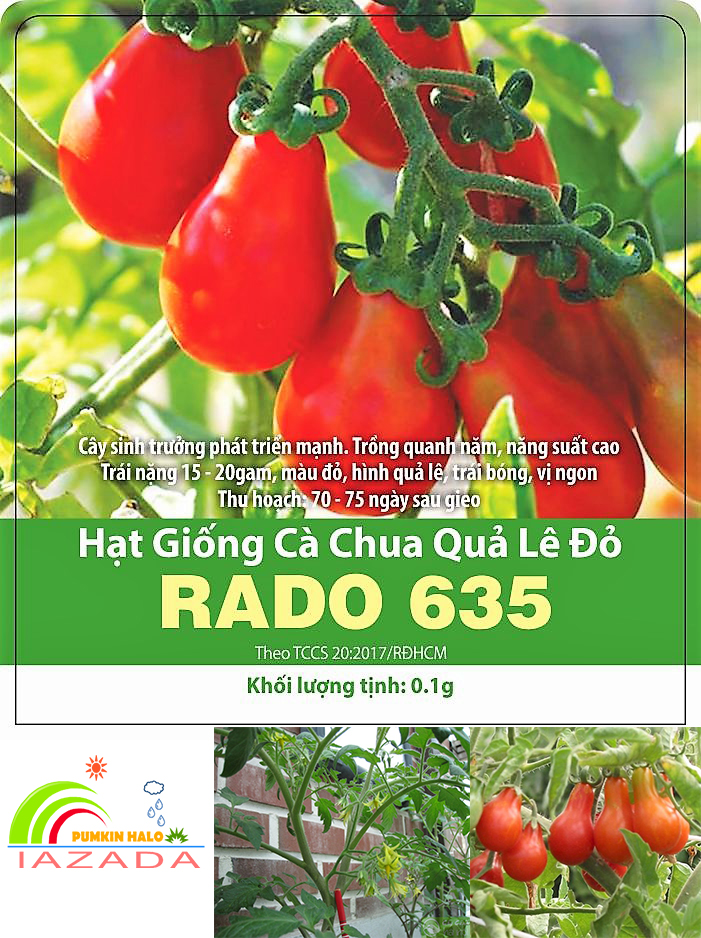 [HCM]Hạt giống Cà chua quả lê đỏ -hàng công ty chất lượng -gói 0.1gram và bộ 5 gói .
