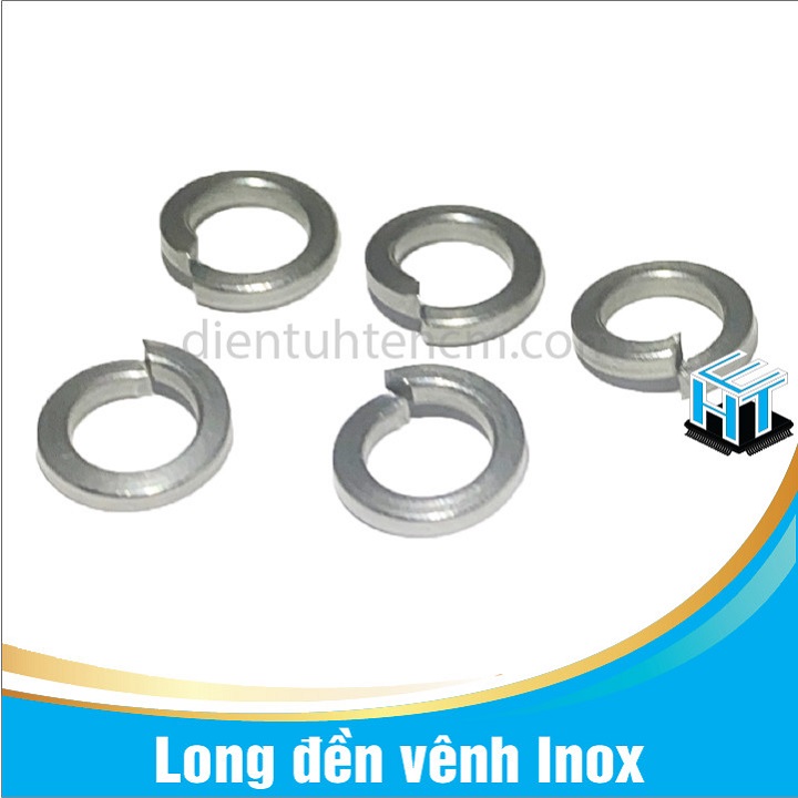 Combo 20 con long đền vênh inox các loại m4,m5,m6,m8