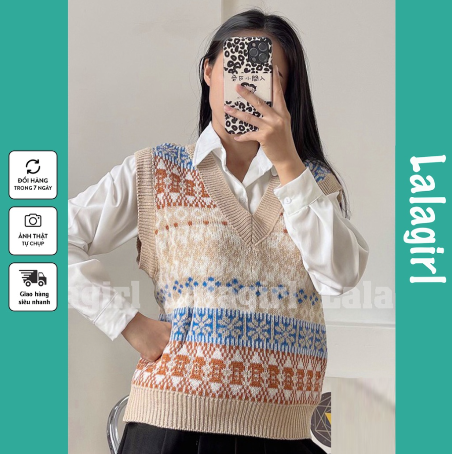 Áo Len Gile Nữ Thổ Cẩm Siêu Ấm Áp Phong Cách Thời Trang Thu Đông Dành Cho Nữ [LTC]