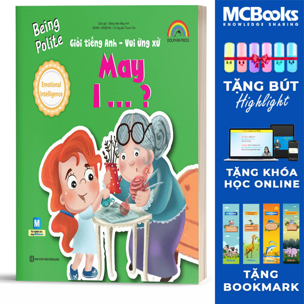 Sách - being polite – may i – giỏi tiếng anh vui ứng xử - mcbooks