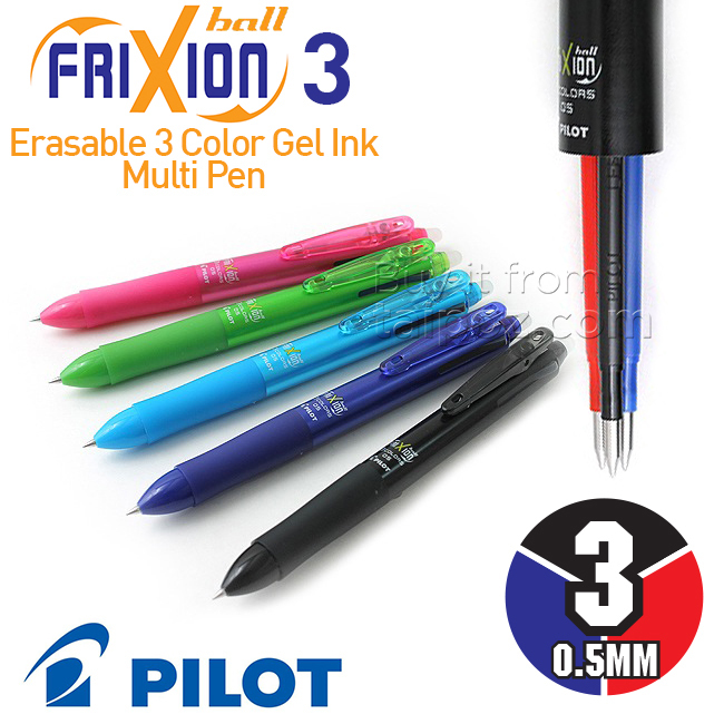 Bút bi Nhật Pilot Frixion Ball Slim LKFBS60EF 3 ngòi tẩy được