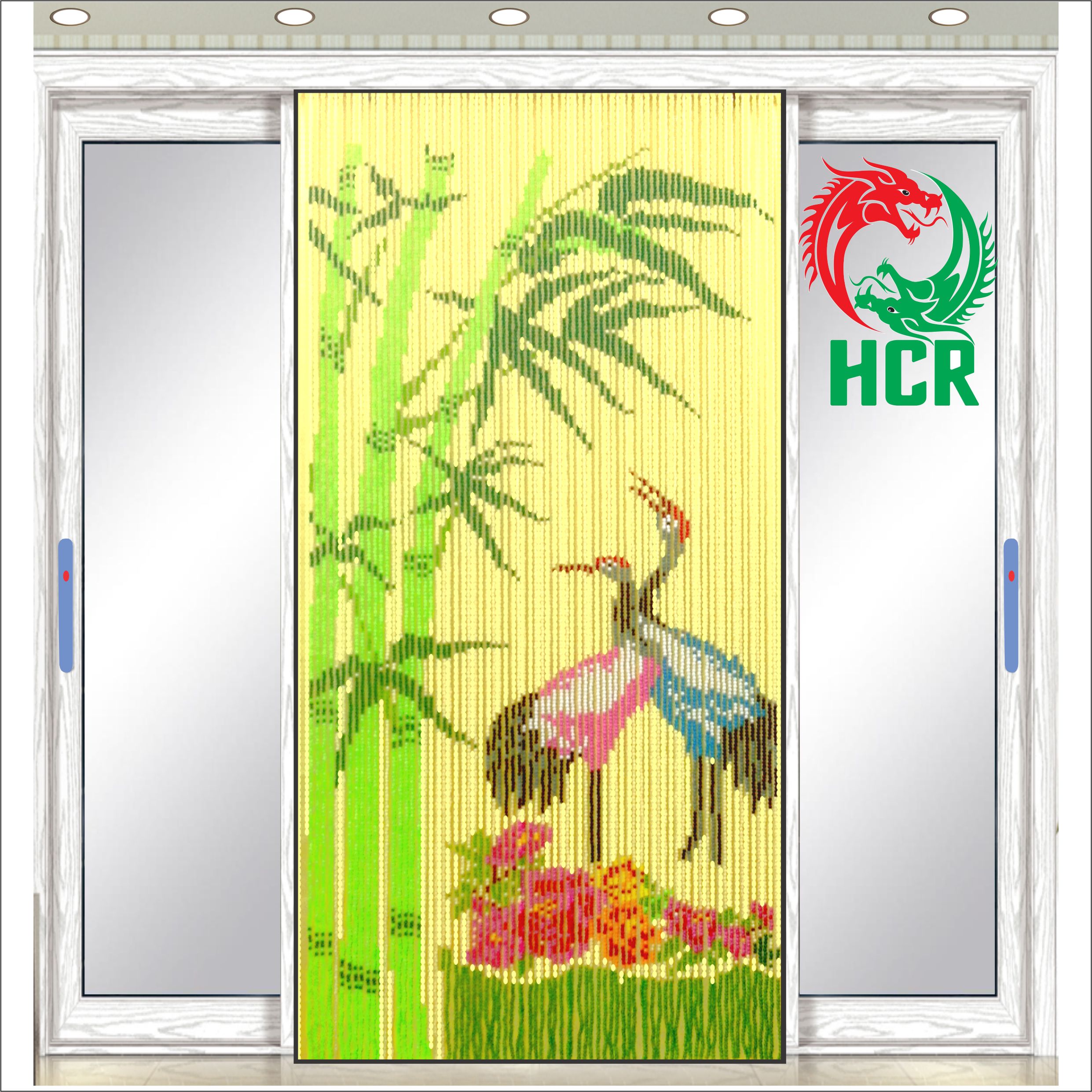 Màn hạt nhựa - Công ty Hai Con Rồng - Code 835 Hạc Tre