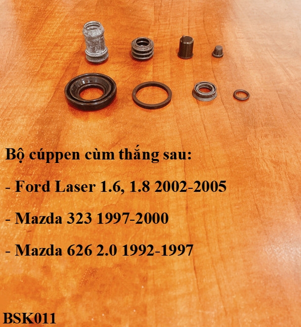 Cúppen cùm thắng sau xe ford laser 1.6, 1.8 2002-2005, mazda 323 1997-2000, mazda 626 2.0 1992-1997