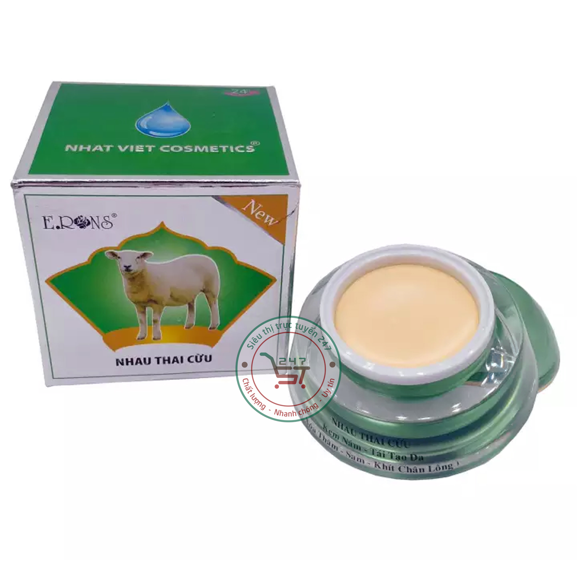 Kem nám tàn nhang trắng da dưỡng ẩm tái tạo da erons 17.2g