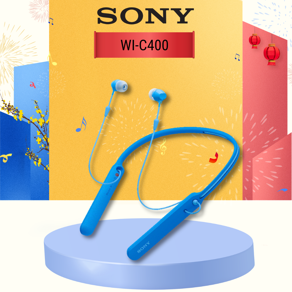 Tai nghe nhét tai không dây SONY WI-C400 4 Màu - Bảo hành chính hãng 12 tháng