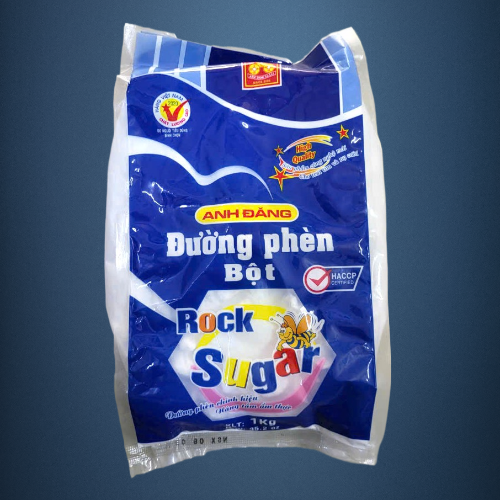 ANH ĐĂNG - Túi bột mịn 1 Kg - ĐƯỜNG PHÈN BỘT MỊN Rock Sugar Smooth Powder