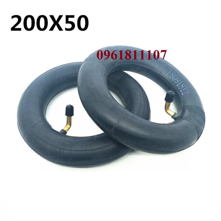 Ruột xe điện scooter bánh 8 inch, ruột xe điện 200x50, săm xe 200x 50, săm xe bánh 8 inch