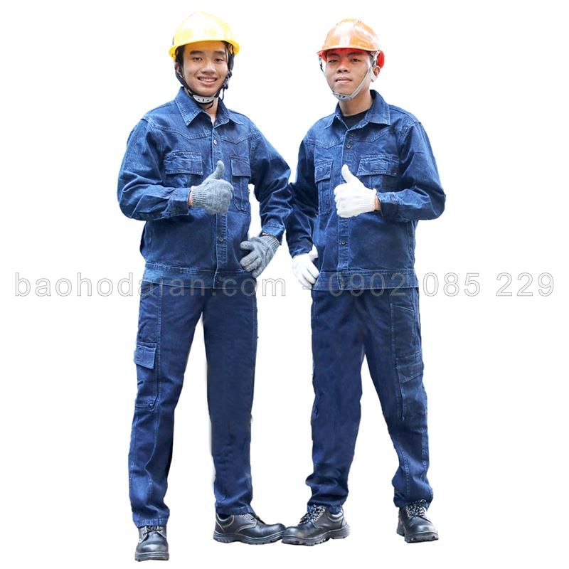Quần áo bảo hộ jean kiểu Điện lực (thanh lý lẻ size)