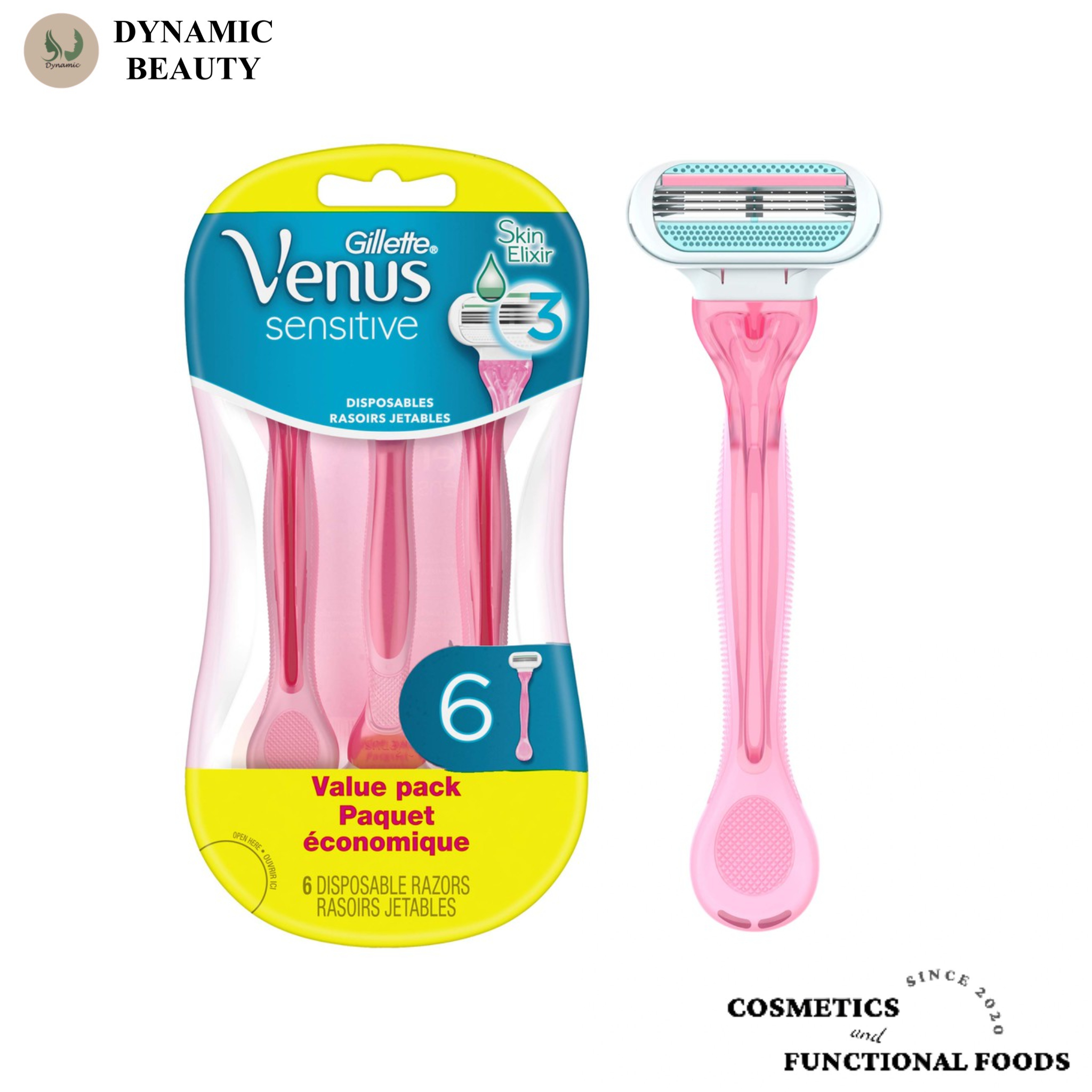 Dao cạo Gillette venus sensitive dành cho da nhạy cảm