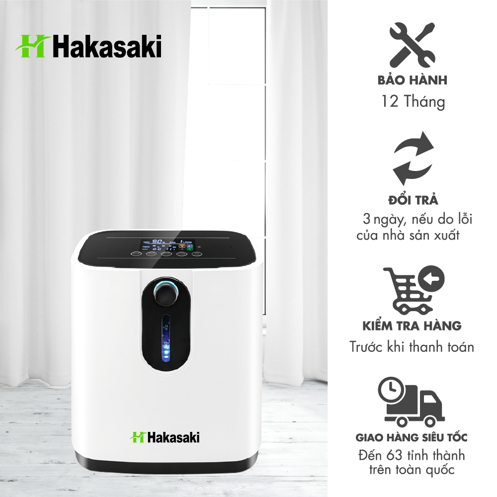 Máy tạo oxy và xông khí dung cho người khó thở