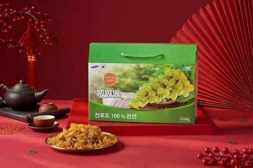 ( SALE LỚN ) Nho Xanh Hàn Quốc Chính Hãng Hàn Quốc Có Túi Đựng