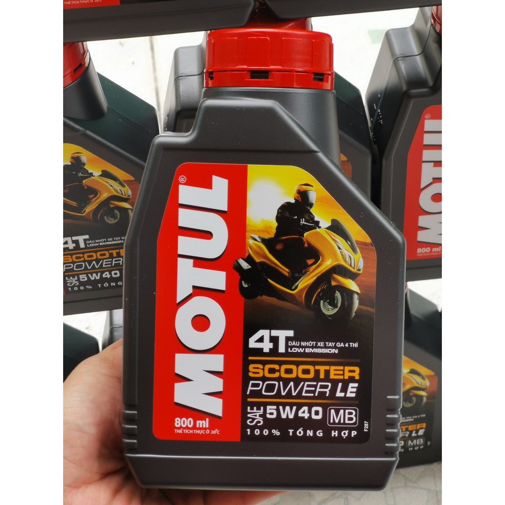Nhớt xe tay ga motul scooter power le 5w40
