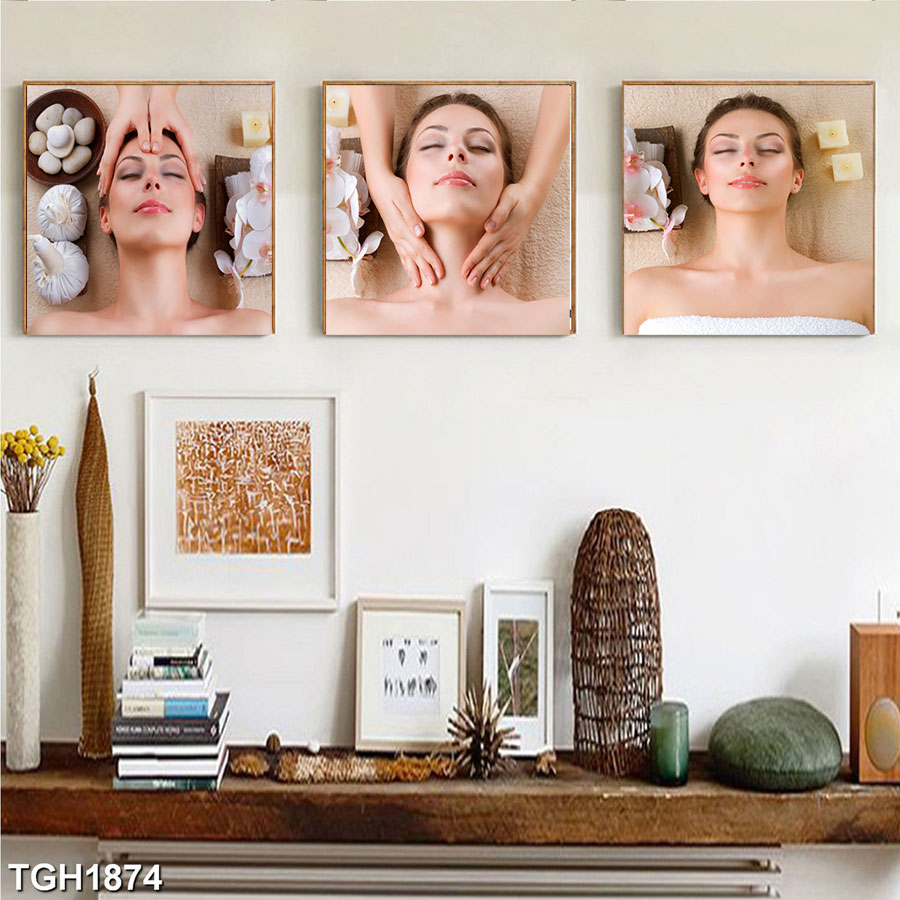 [FREE SHIP] TRANH 3D DÁN TƯỜNG SPA -SPA926- CÓ IN THEO YÊU CẦU -TRANH TRANG TRÍ SPA