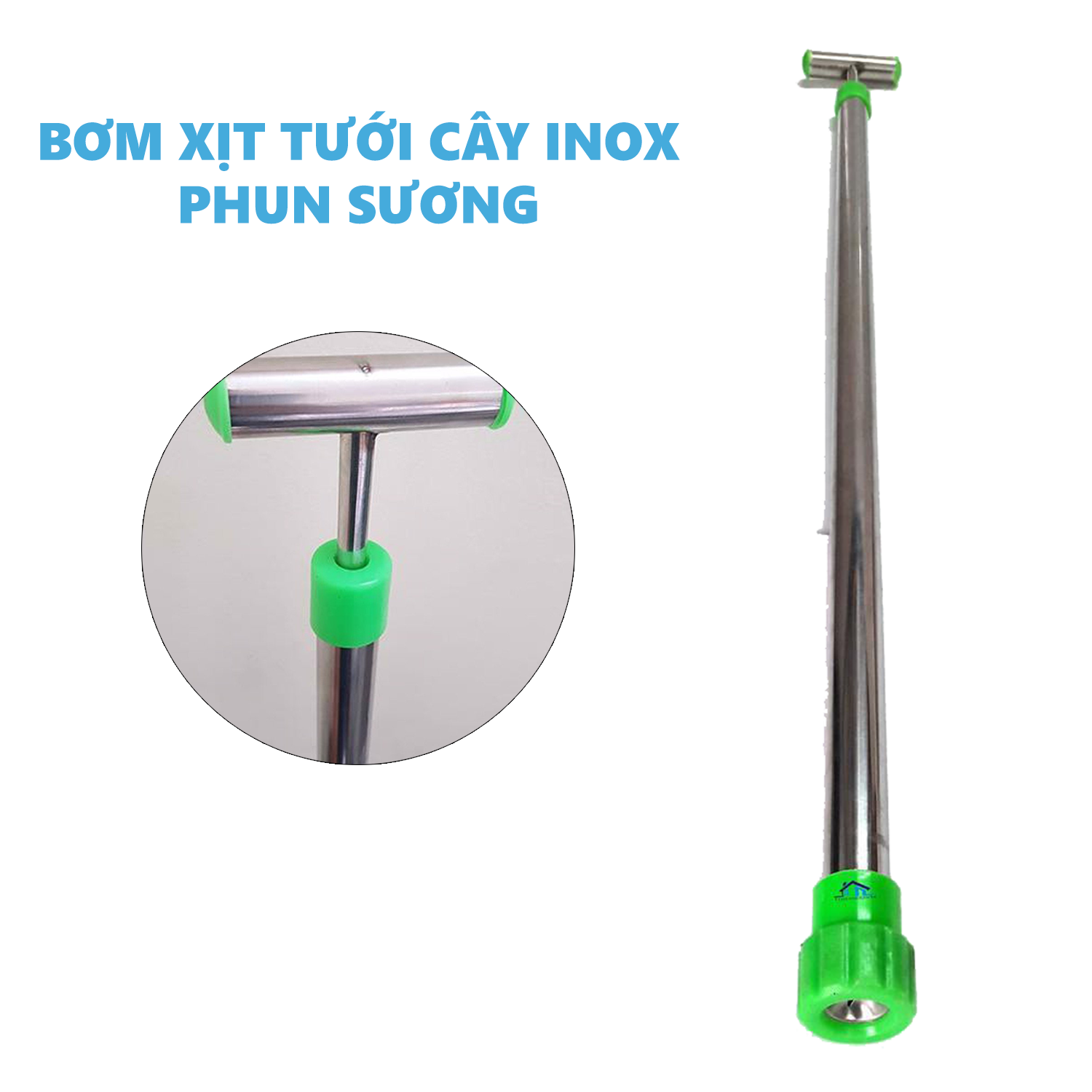Bơm xịt tưới cây inox, cần xịt tưới cây phun sương phun tia inox