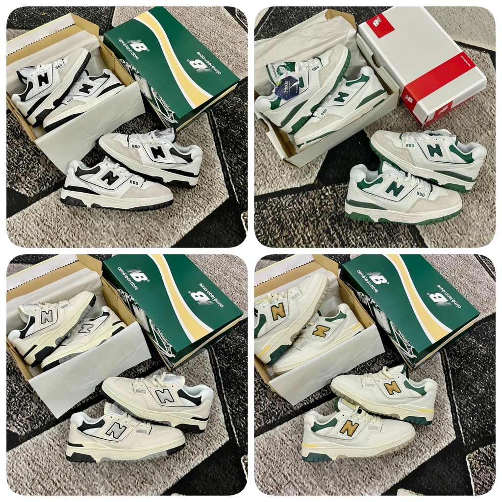 Giày thể thao/giày sneaker nb 550 nam nữ đủ màu cao cấp full box phụ kiện
