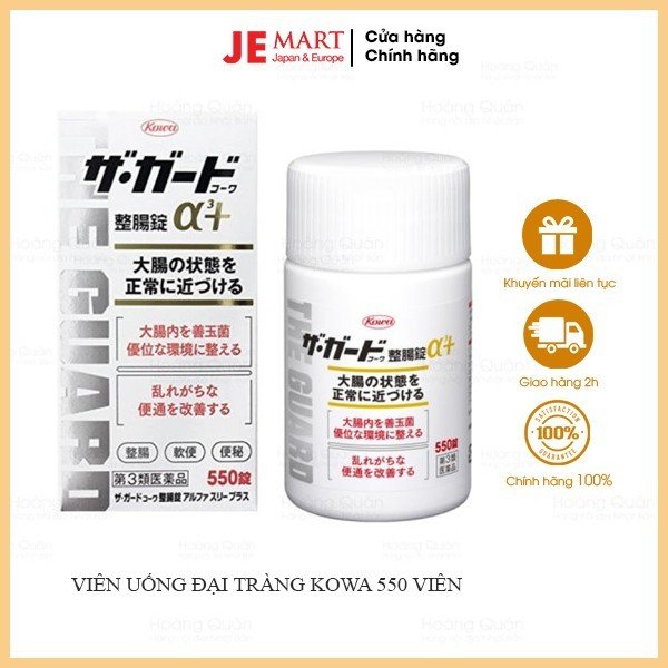 Viên uống đại tràng Kowa Nhật Bản 550 viên