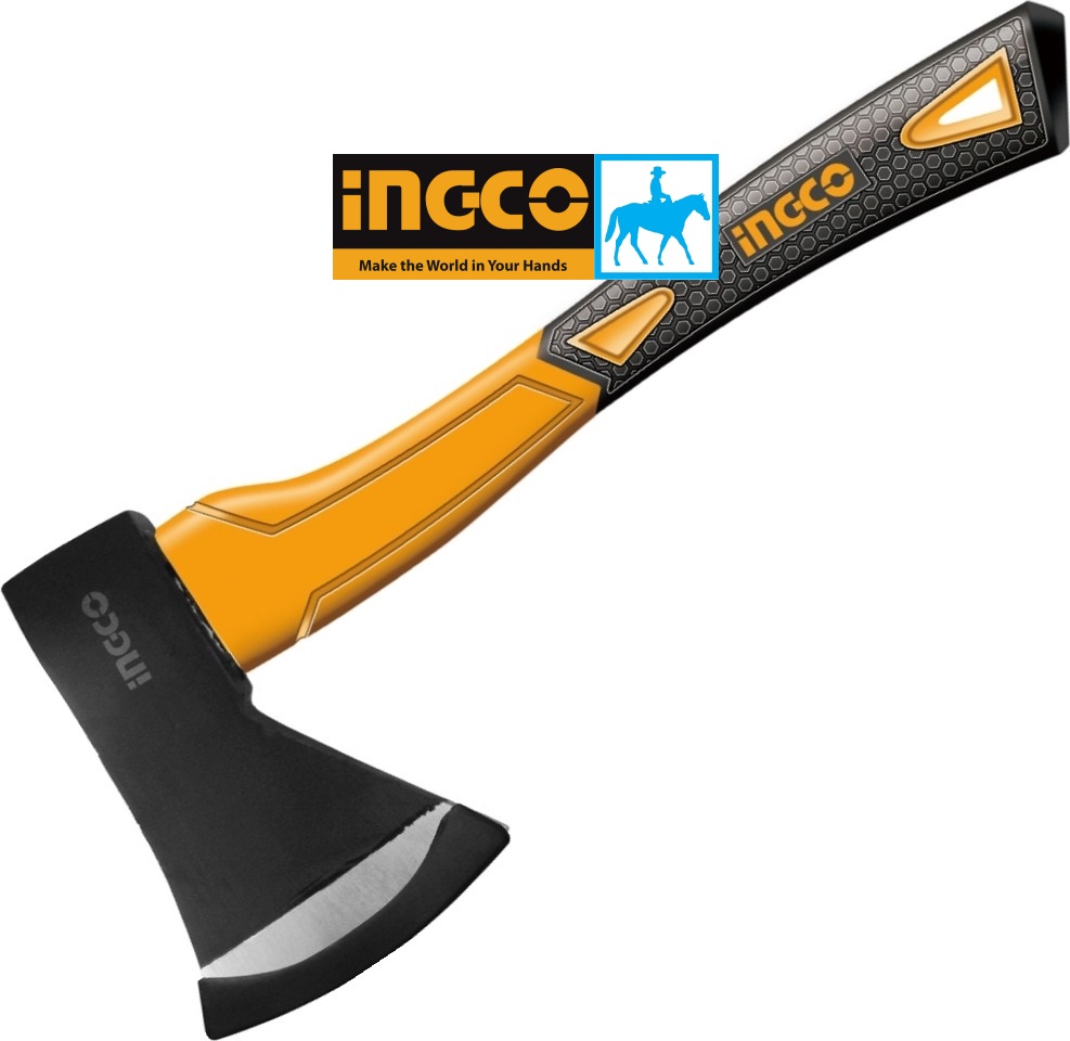 Búa Rìu đi rừng chặt cây dã ngoại 43cm 1000g INGCO HAX0206008
