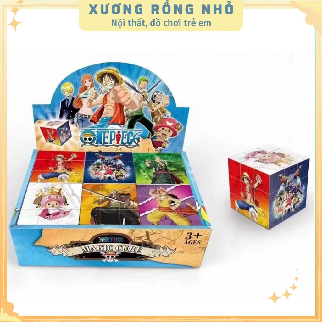 Rubik 3x3 đảo hải tặc, rubik one piece kích thước 5,5x5,5cm