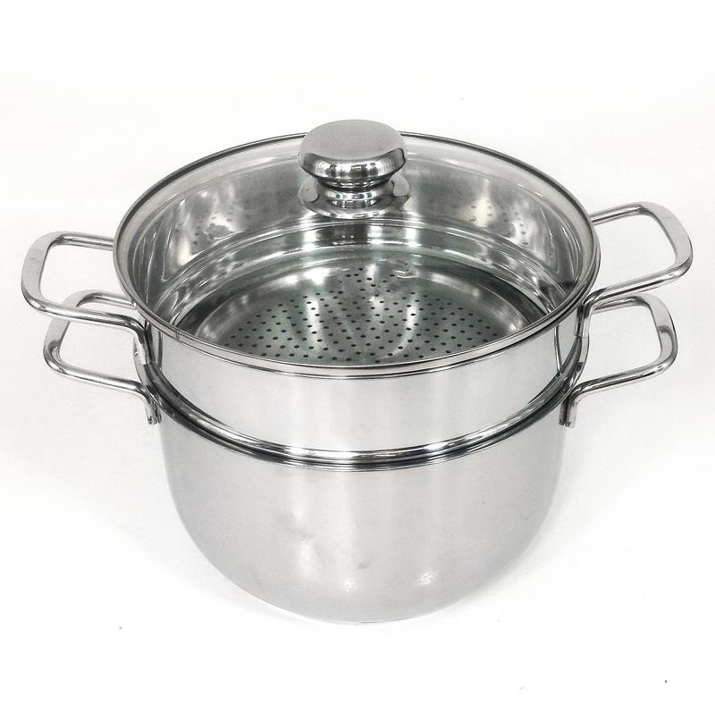 Bộ xửng inox không rỉ đường kính 20cm, 22cm, 24cm, 26cm,28cm,30cm, 32cm-nắp kính