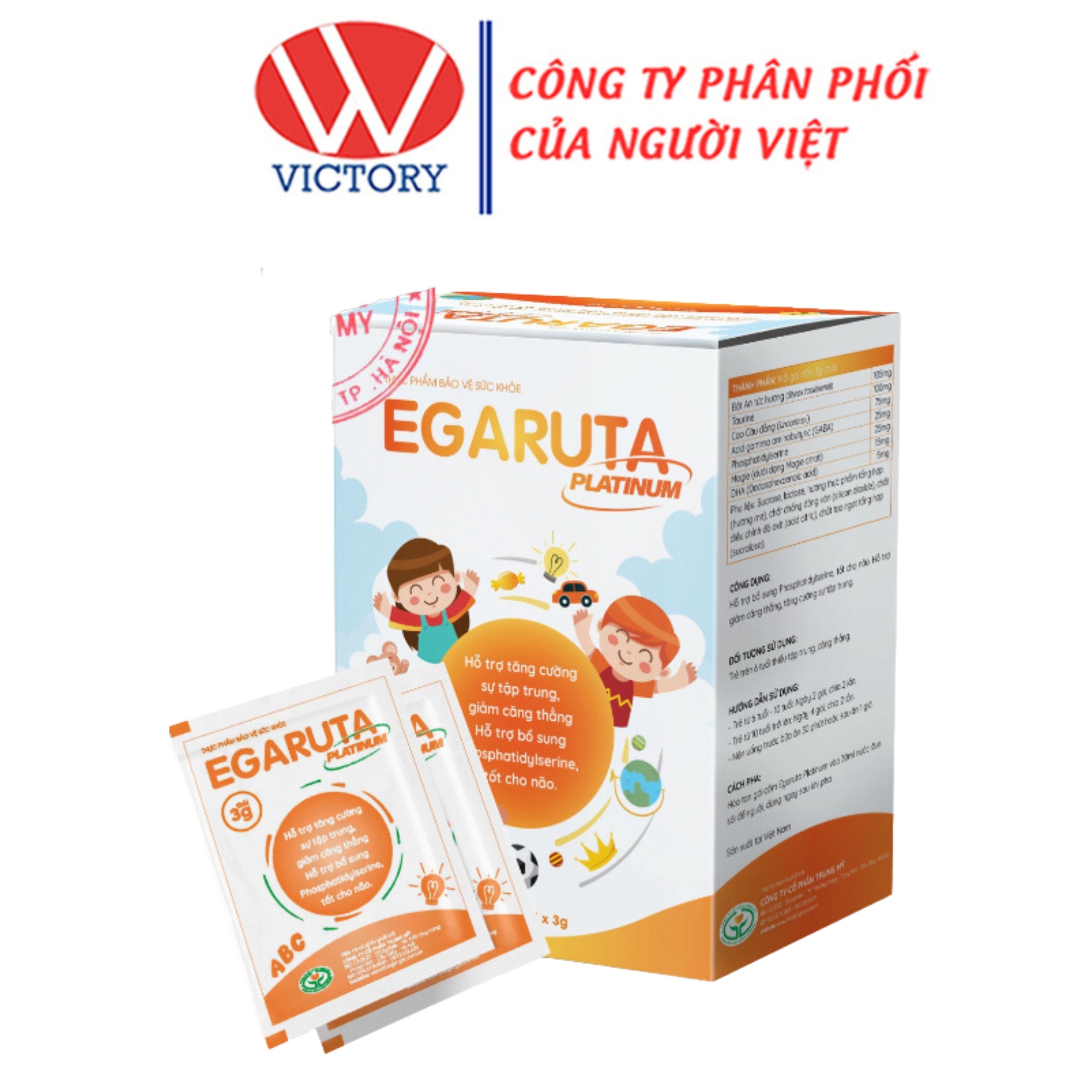 Egaruta Platinum - Giúp bé tăng cường sự tập trung , giảm căng thẳng
