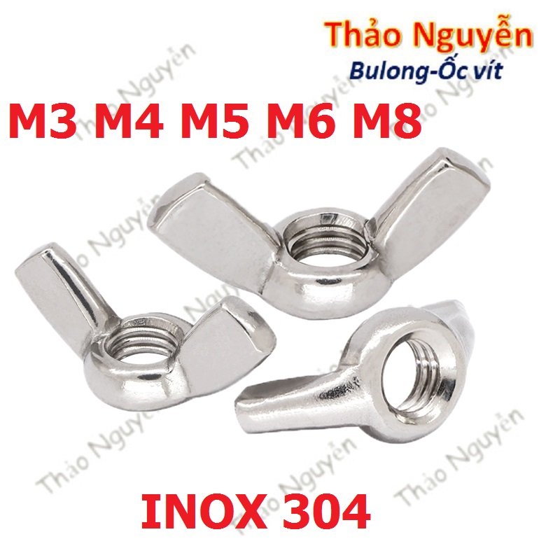 Tán chuồn inox 304 size m3 m4 m5 m6