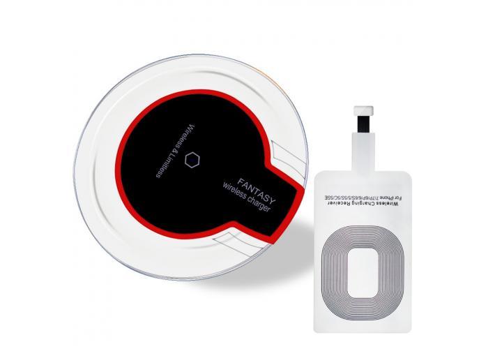 Bộ sạc không dây Fantasy tặng kèm chip sạc dành cho Samsung iPhone Oppo Xiaomi