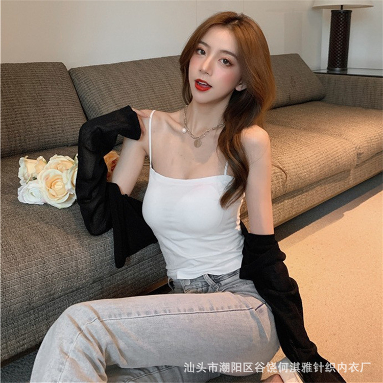 Áo thun nữ ,Áo croptop 2 dây nữ , áo craptop dáng ngắn chất coton co giản