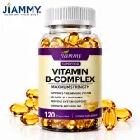 Viên nang phức hợp vitamin B B12, B1, B2, B3, B5, B6, B7, B9 giúp giảm căng thẳng Hệ thần kinh Sức khỏe Năng lượng và Hỗ trợ miễn dịch Tâm trạng khỏe mạnh