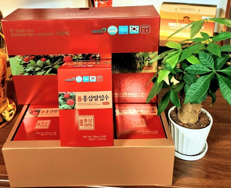Nước Tinh Chất Quả Nhân Sâm - Nước hồng sâm nguyên chất hàng đầu Hàn Quốc