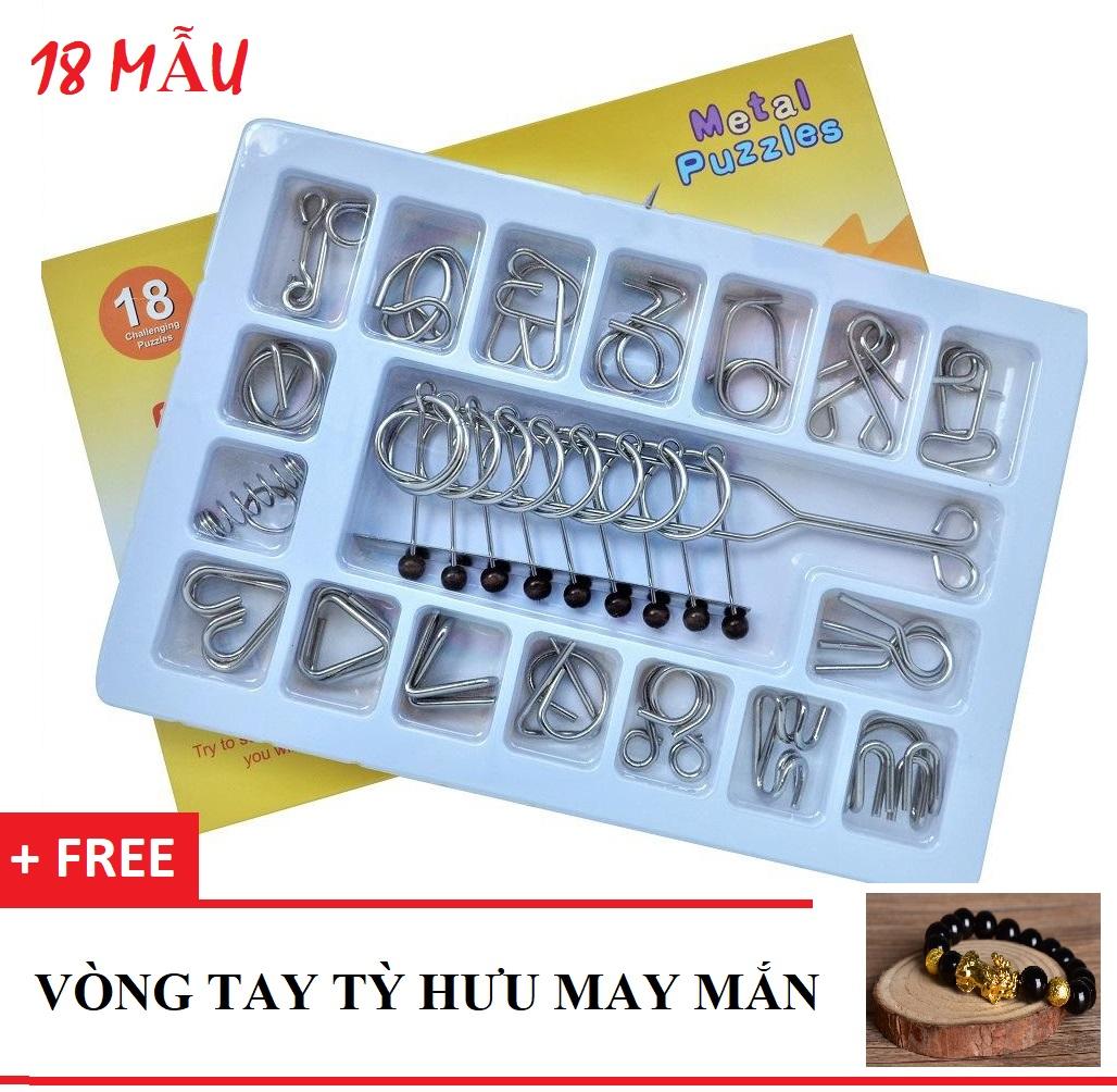 ⚡⚡ [HOT SALE] [QUÀ TẶNG] TRÒ CHƠI TRÍ TUỆ NHẬT BẢN 18 IN 1 (LOẠI TỐT) - TẶNG 1 VÒNG TAY TỲ HƯU MAY MẮN FUNO