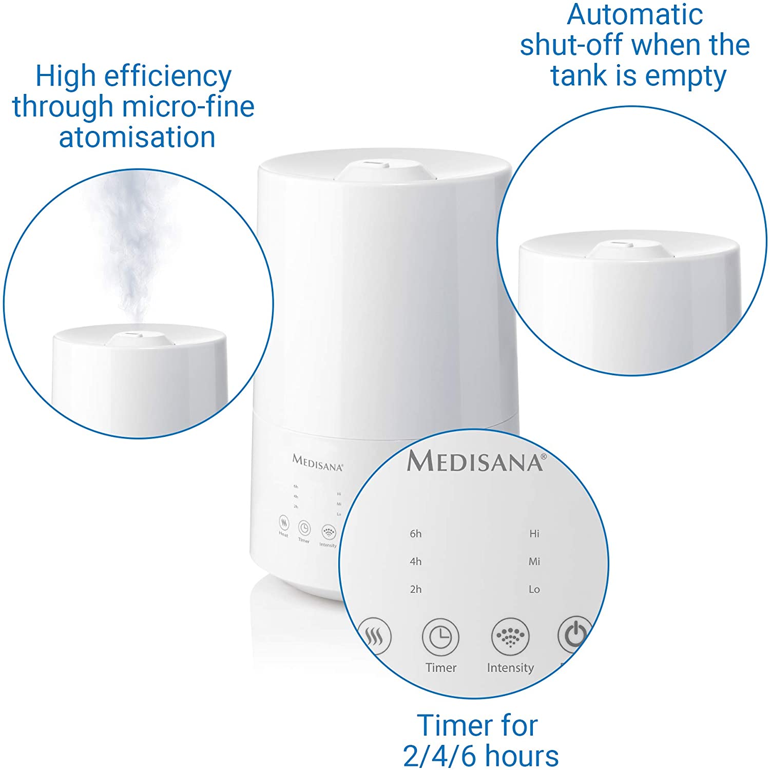 Máy tạo ẩm medisana ah661