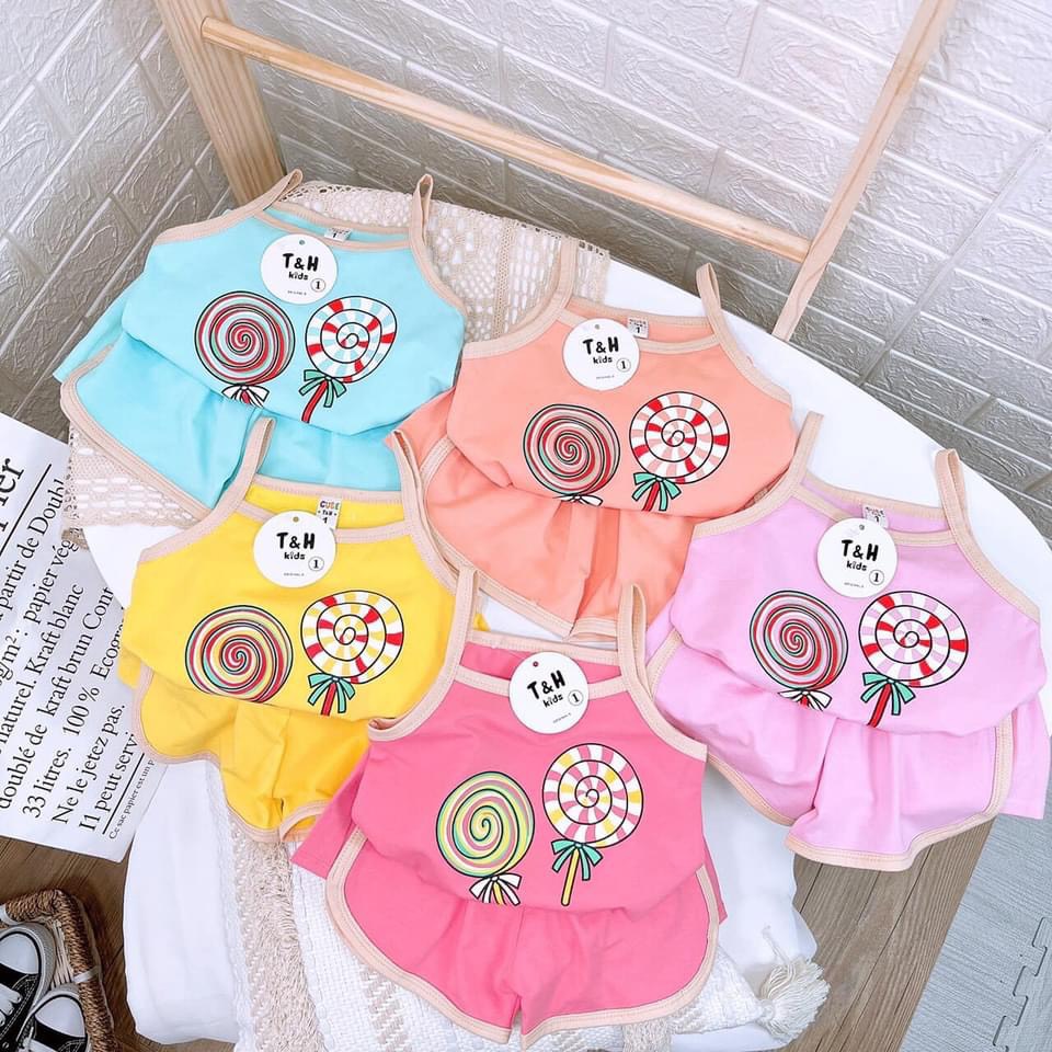 [MẪU MỚI] BỘ HAI DÂY KẸO MÚT CHẤT COTTON MỀM MÁT SIÊU CUTE CHO BÉ YÊU 8-18KG. VIDEO THẬT. YURI BABY SHOP