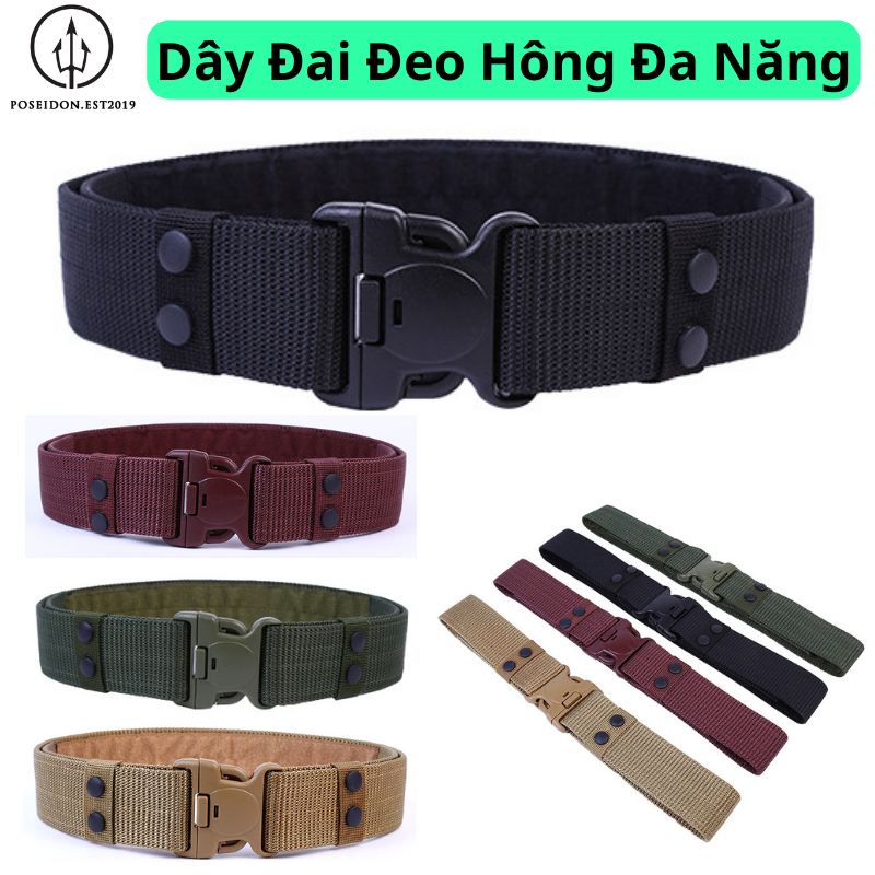 Edc Tactical Waist Belt - Convenient Multi-Purpose Men's Belt with Many Colors to Choose from