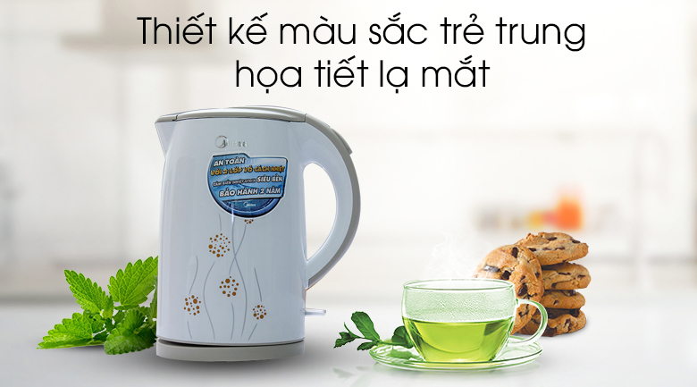 Bình siêu tốc midea mk-17d 1.5 lít