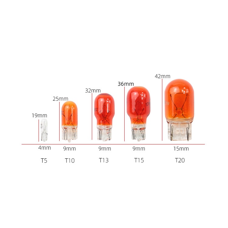 Bóng đèn halogen t5,t10 t15, t20 lắp cho bảng điều khiển ô tô và xe máy 12v