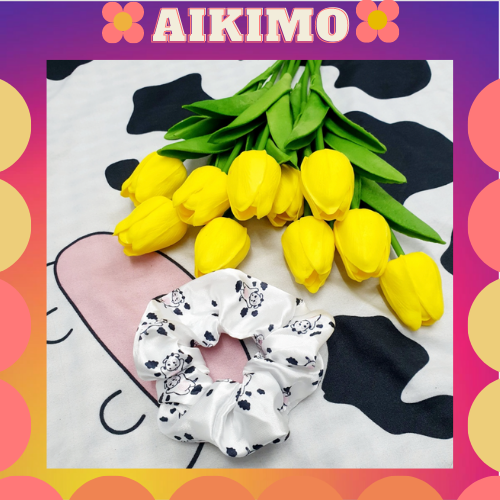 Buộc Tóc Vải Scrunchies Aikimo - Cột Tóc Scrunchies Aikimo SB1