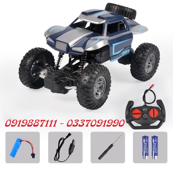 Xe ô tô điều khiển từ xa , xe địa hình điều khiển từ xa dùng pin sạc, xe điều khiển từ xa no.1204