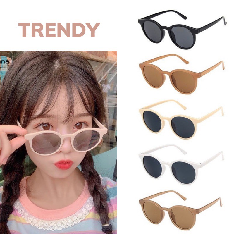 Kính mắt tròn hot trend Hàn Quốc Trendy K6