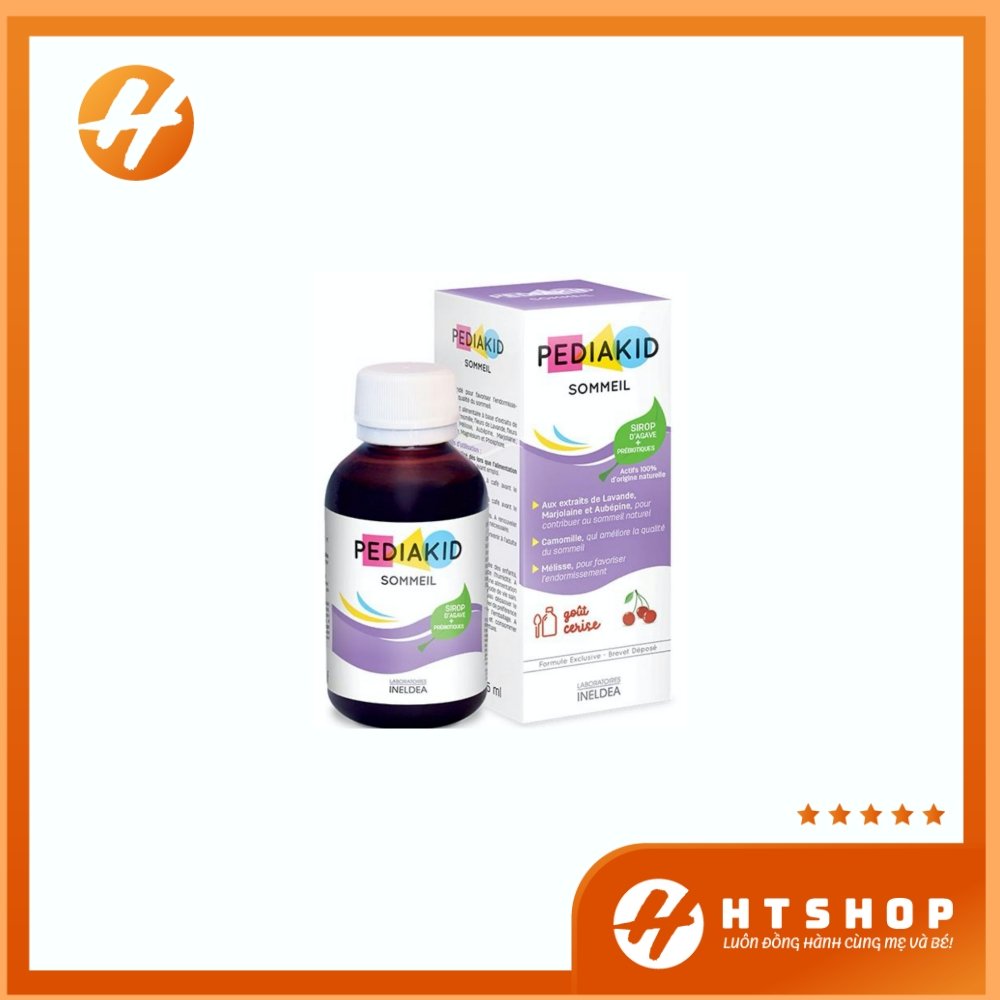 Siro pediakid sommeil cho bé từ 6 tháng tuổi một giấc ngủ ngon không giật mình quấy khóc - nội địa pháp chai 125ml
