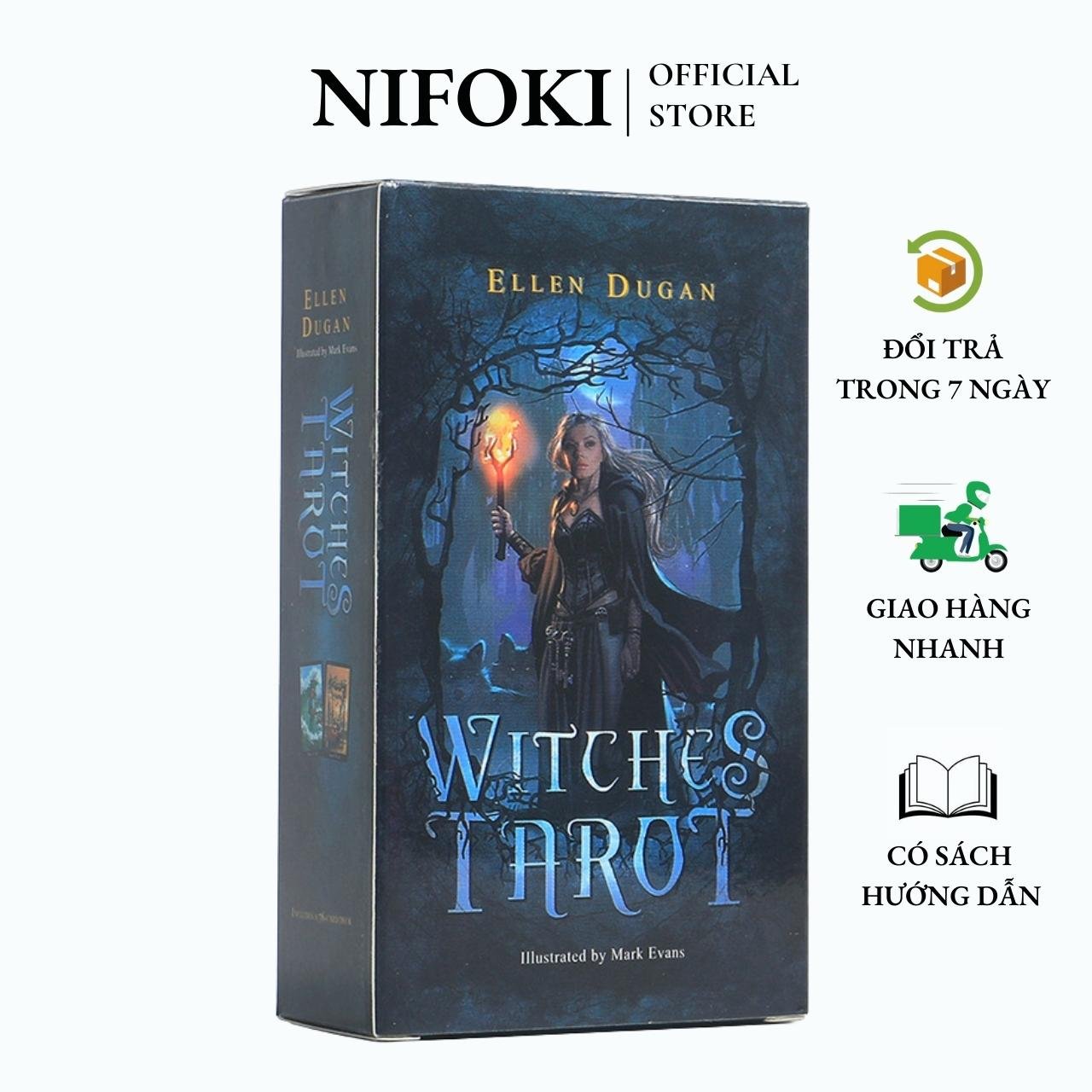 Bộ bài Tarot Witches Size Chuẩn Gốc