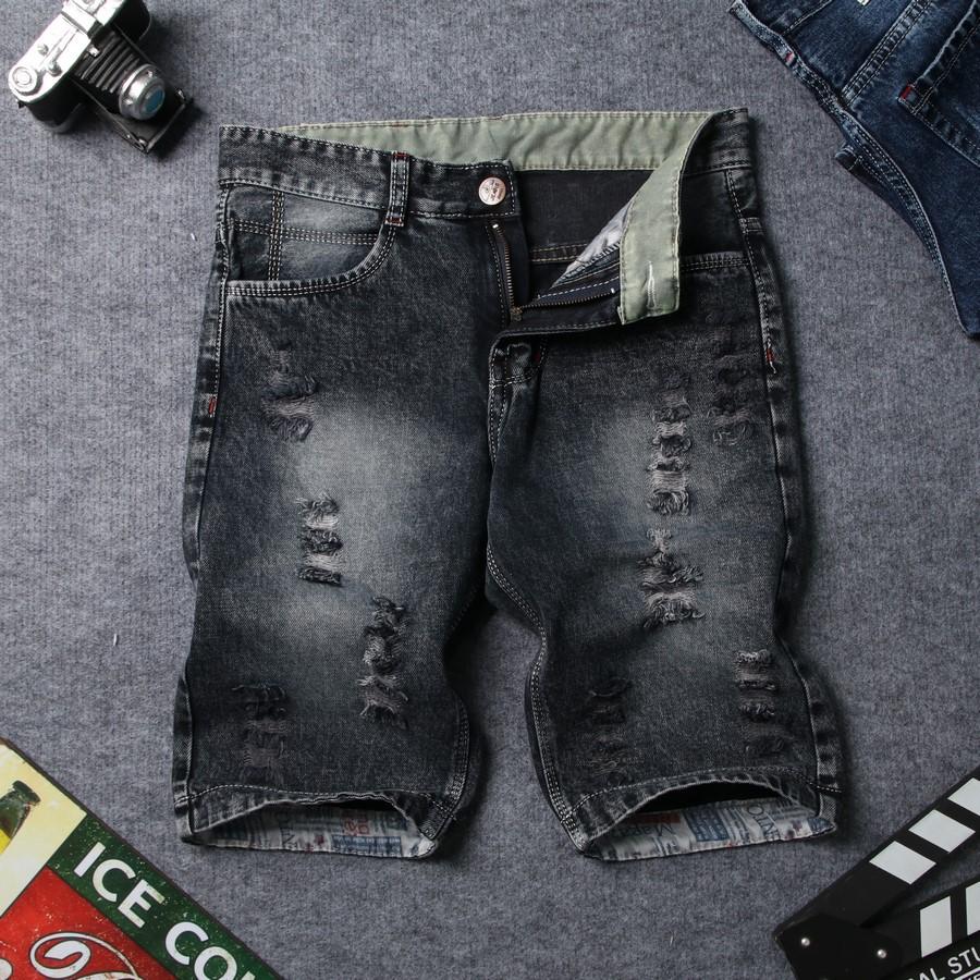 Quần short jean nam DD415 shop ĐỊCH ĐỊCH chuyên quần ngố nam