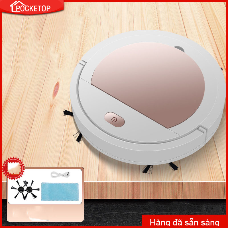 Robot quét nhà máy lau nhà thông minh siêu mỏng tự động hoàn toàn tự động máy hút bụi sạc usb sweeping robot