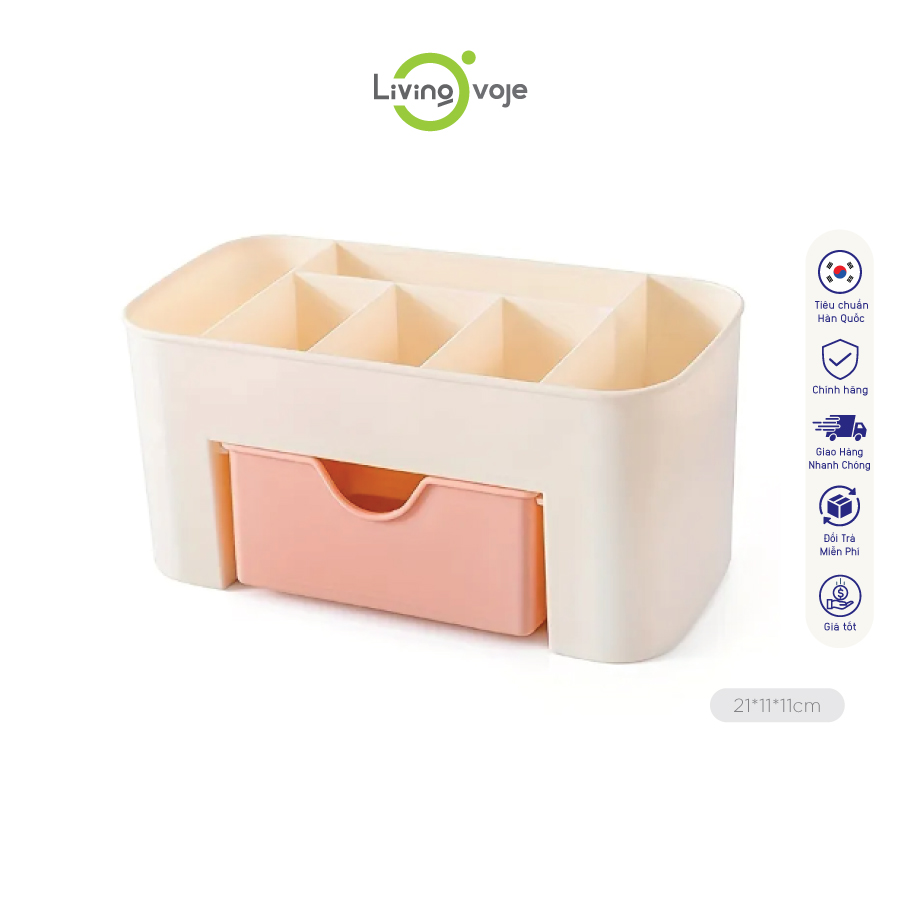 Kệ nhựa đựng đồ đa năng, kệ mỹ phẩm, văn phòng phẩm trang sức/vòng tay/mỹ phẩm