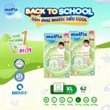 [Tặng Bình Nước] Combo 2 Tã/bỉm quần Moflix Thiên nhiên Ultra M152/L136/XL124/XXL112