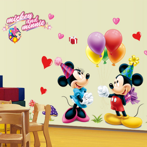 Decal dán tường Chuột Mickey