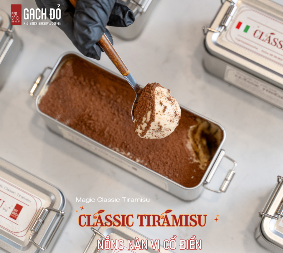BÁNH TIRAMISU THƯƠNG HIỆU GẠCH ĐỎ MỀM MỊN SIÊU HOT