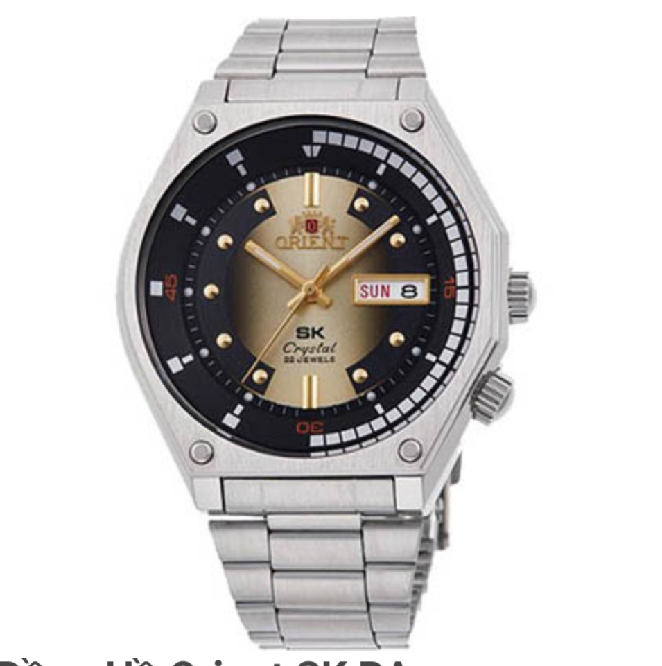 {  ĐỒNG HỒ PHỐ } Đồng Hồ Cơ Nam SK  Orient Đời 2015 full hộp Vàng Cát Automatic 4 Đinh Siêu Phẩm + Thẻ Bảo Hành + hộp orient