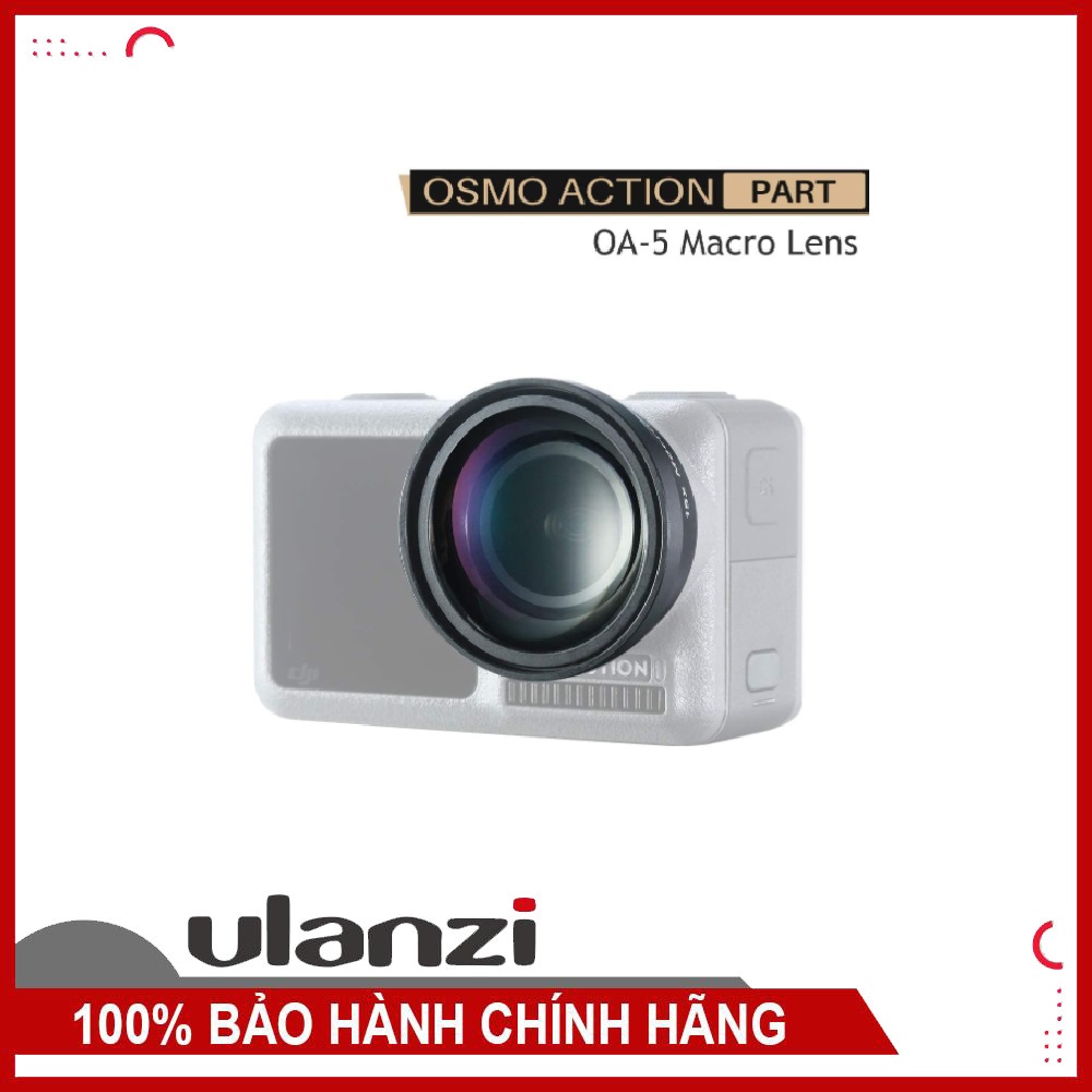 Lens mắt cá góc siêu rộng cho dji osmo - ulanzi osmo action macro lens oa-5