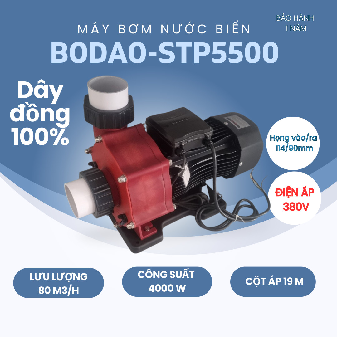 Máy bơm nước biển sea water pump 5.5hp - stp5500